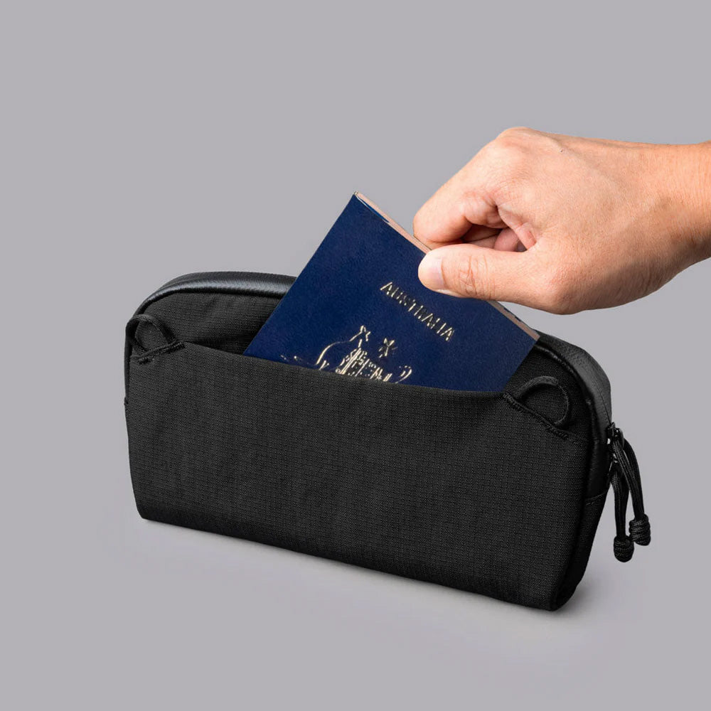 ALPAKA Flight Pouch Pro Axoflux 400D Ripstop Nylon, Black