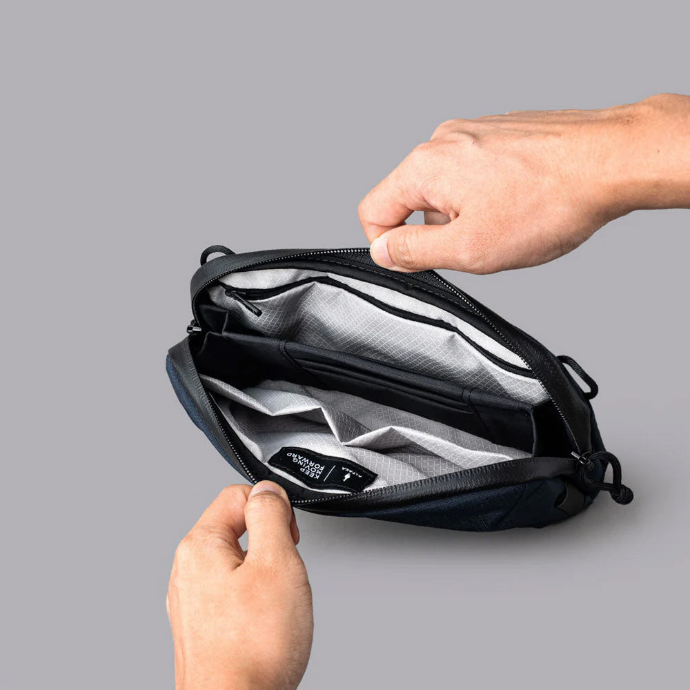 ALPAKA Flight Pouch Pro Axoflux 400D Ripstop Nylon, Moonlight Blue