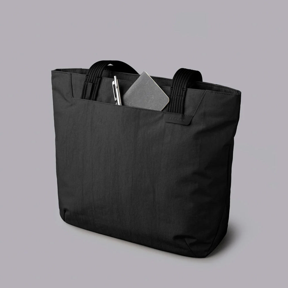 ALPAKA Flight Tote (L) Axoflux 400D Ripstop Nylon, Black