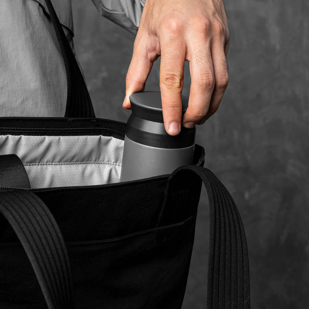 ALPAKA Flight Tote (M) Axoflux 400D Ripstop Nylon, Black
