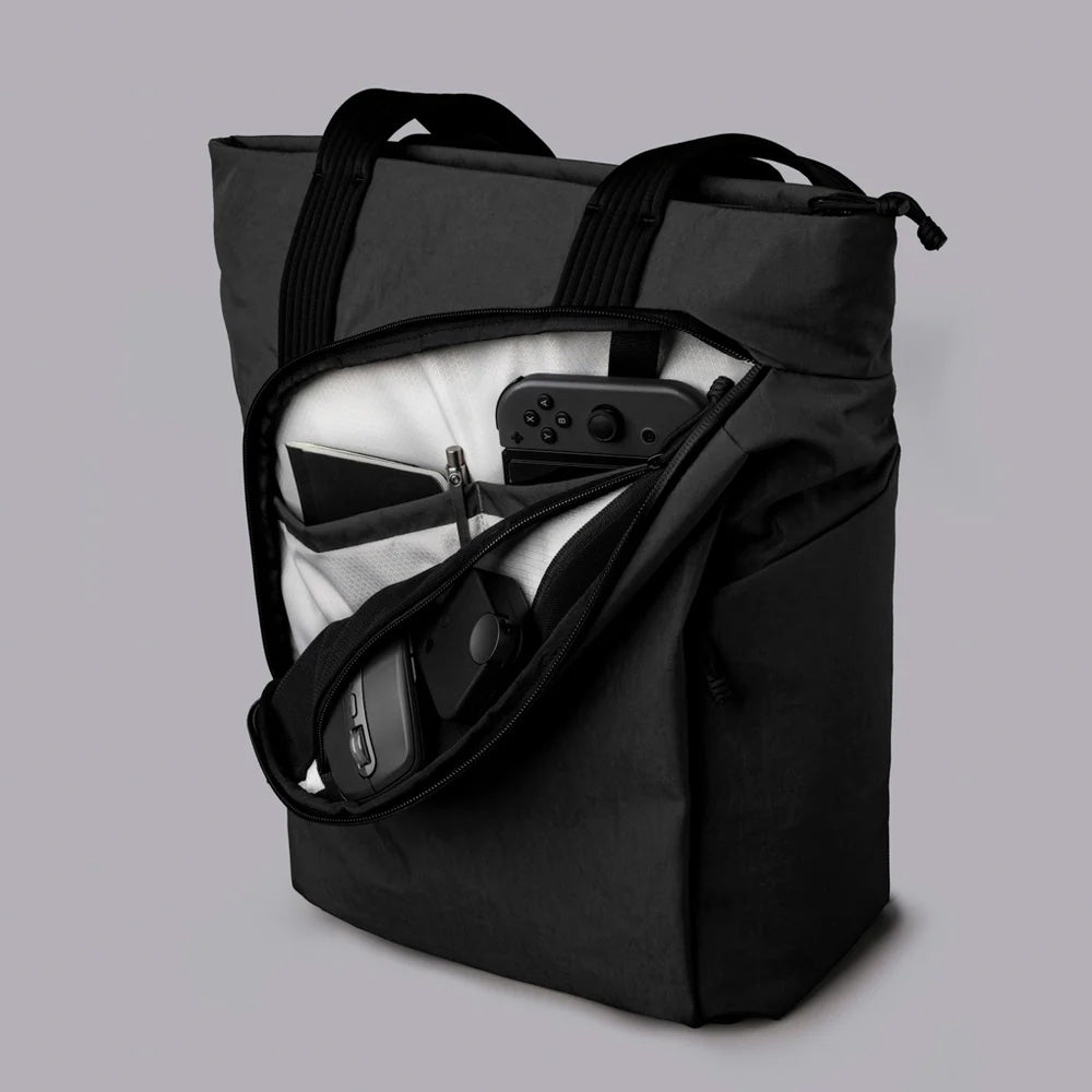ALPAKA Flow Totepack Axoflux 400D Washed Nylon, Black