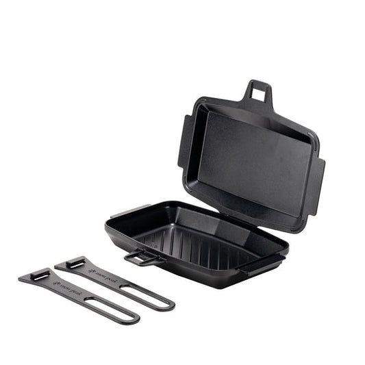 Snow Peak Cast Iron Sandwich Skillet