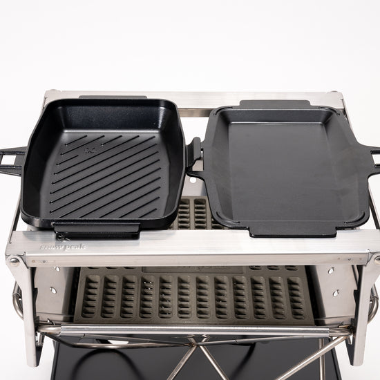Snow Peak Cast Iron Sandwich Skillet