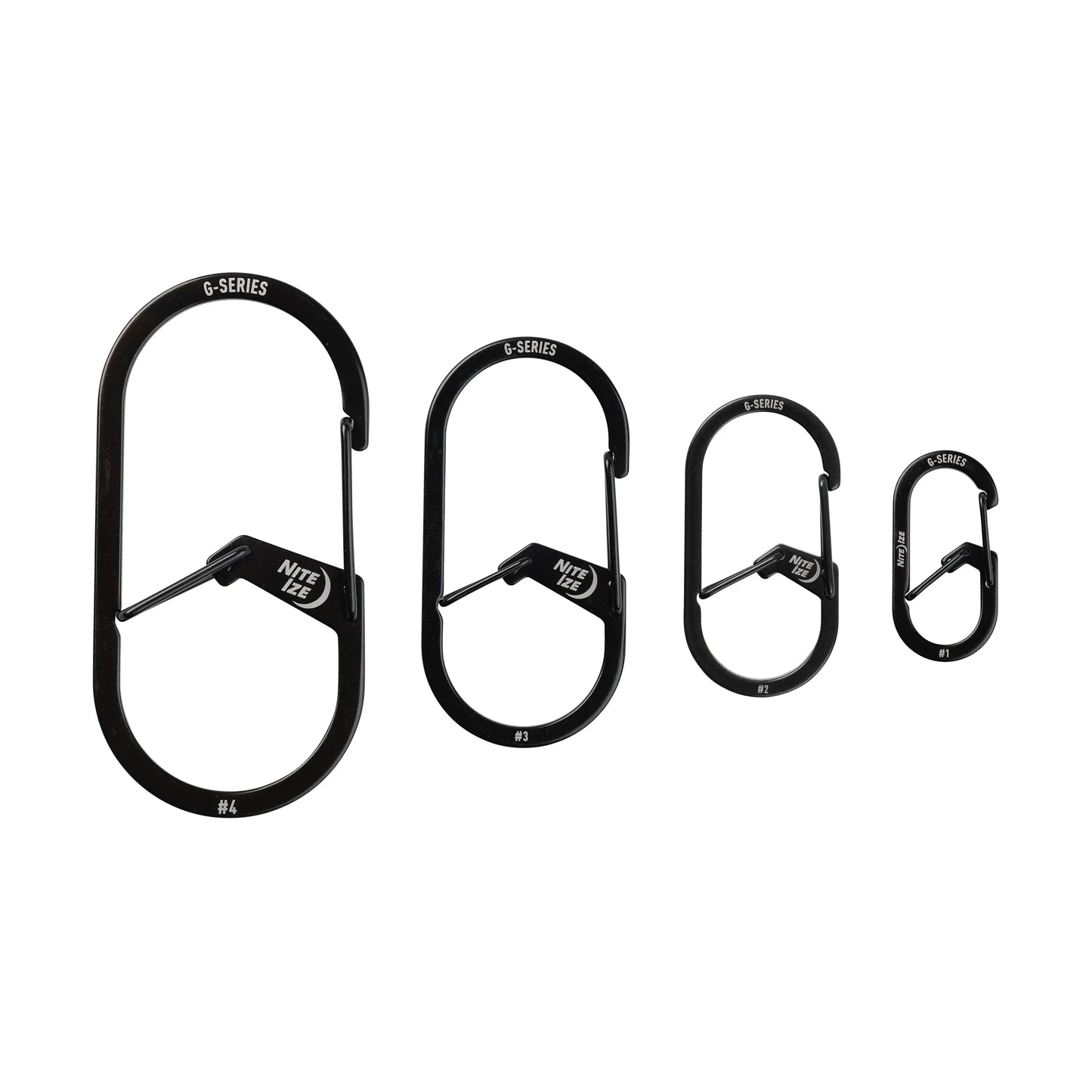 Nite Ize G-Series® Dual Chamber Carabiner #2, Black