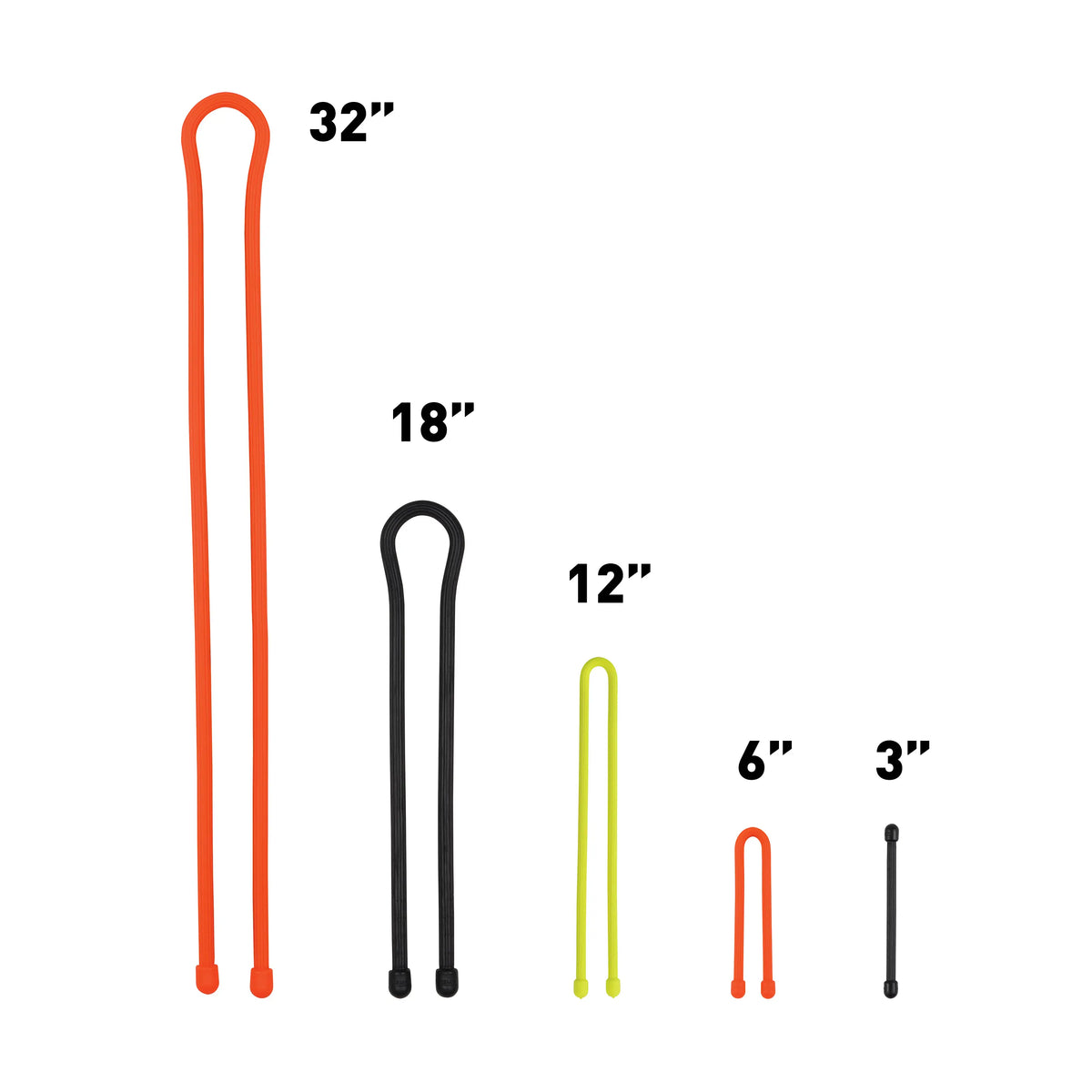 Nite Ize Gear Tie® Original ProPacks 12 in 12 pack, Assorted