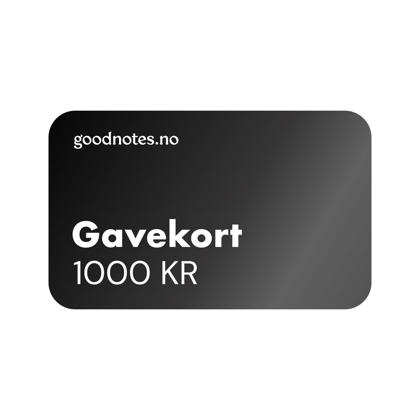 Goodnotes.no Gavekort