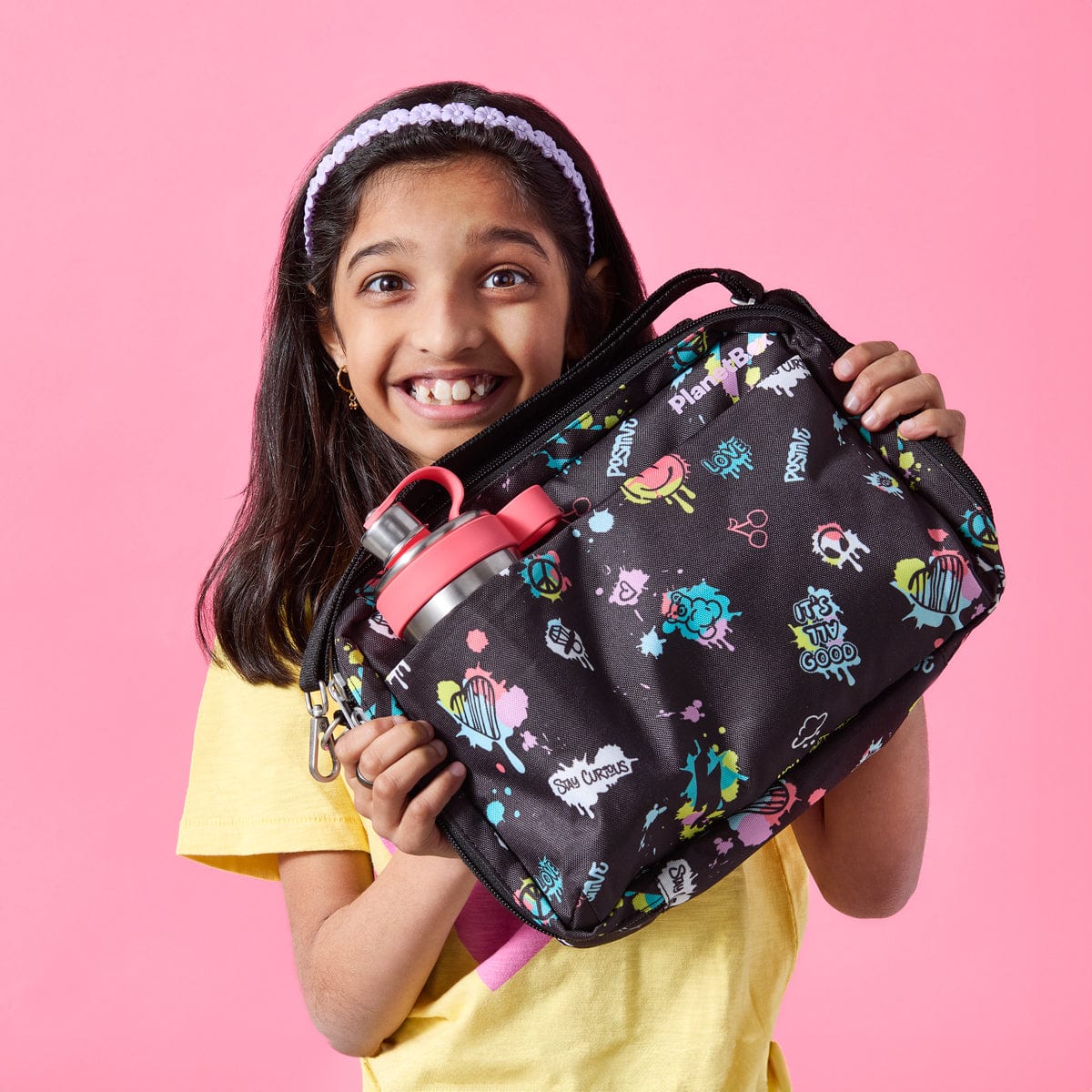 PlanetBox Adventurer Insulated Lunch Bag, Cats Meow