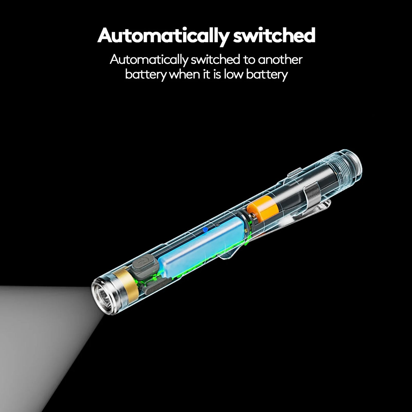 RovyVon Hybrid H3 Pen Light 5000K, Green