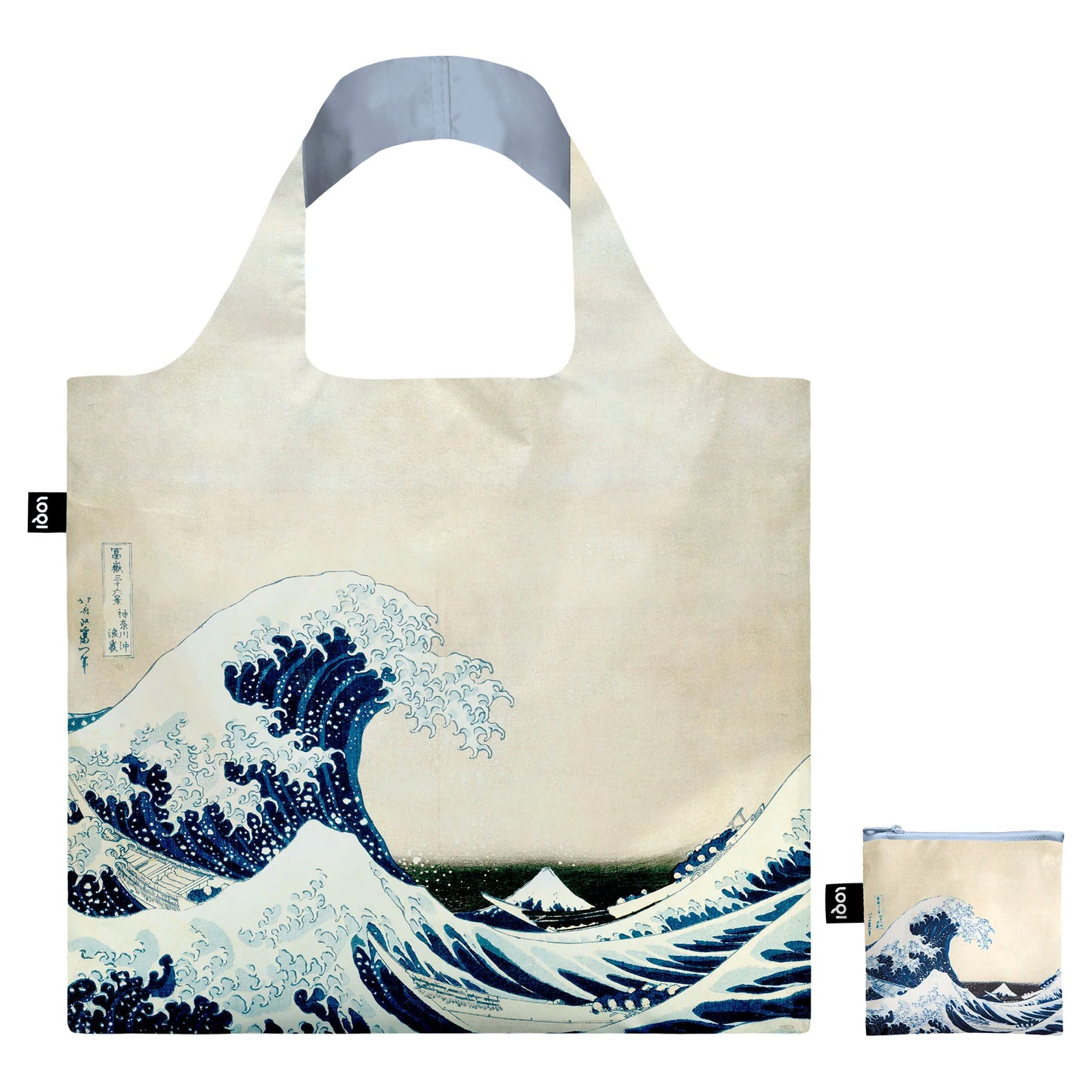 LOQI Katsushika Hokusai Recycled Bag, The Great Wave