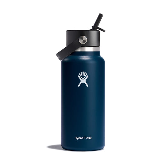 Hydro Flask Wide Mouth with Flex Straw Cap 32oz, Indigo