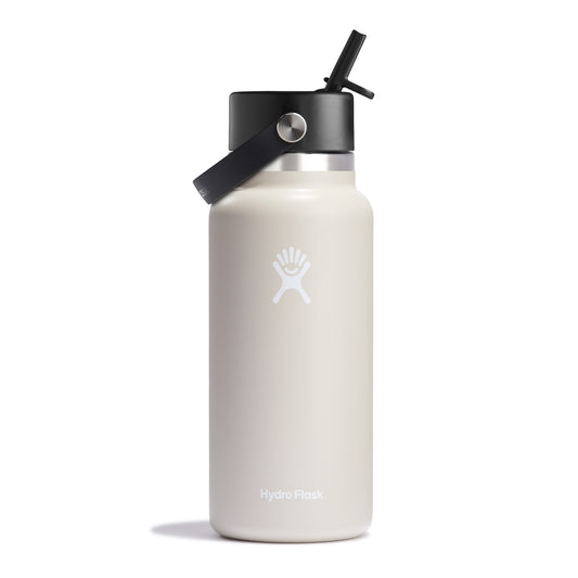 Hydro Flask Wide Mouth with Flex Straw Cap 32oz, Oat