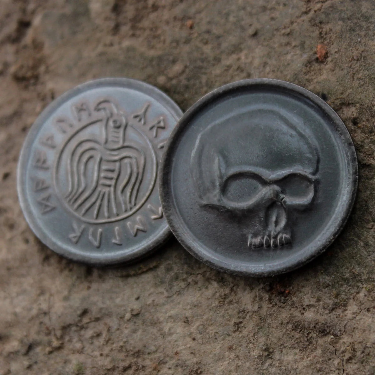 Shire Post Mint Black Skull of Crom Coin, Blackened Bronze