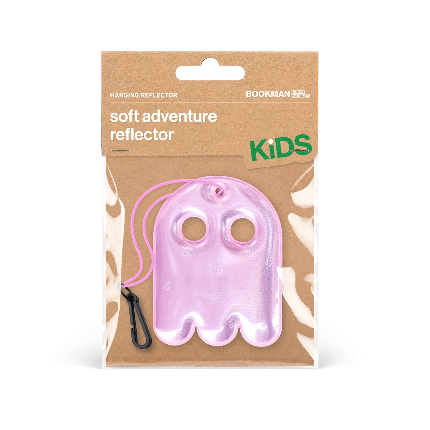 Bookman Urban Visibility Hanging Reflectors Adventure Kids, Ghost Pink
