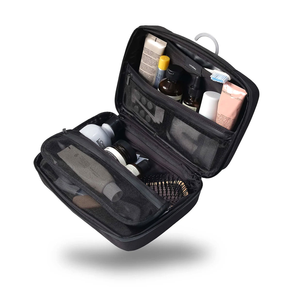 Orbitkey Hanging Toiletry Pouch, Black
