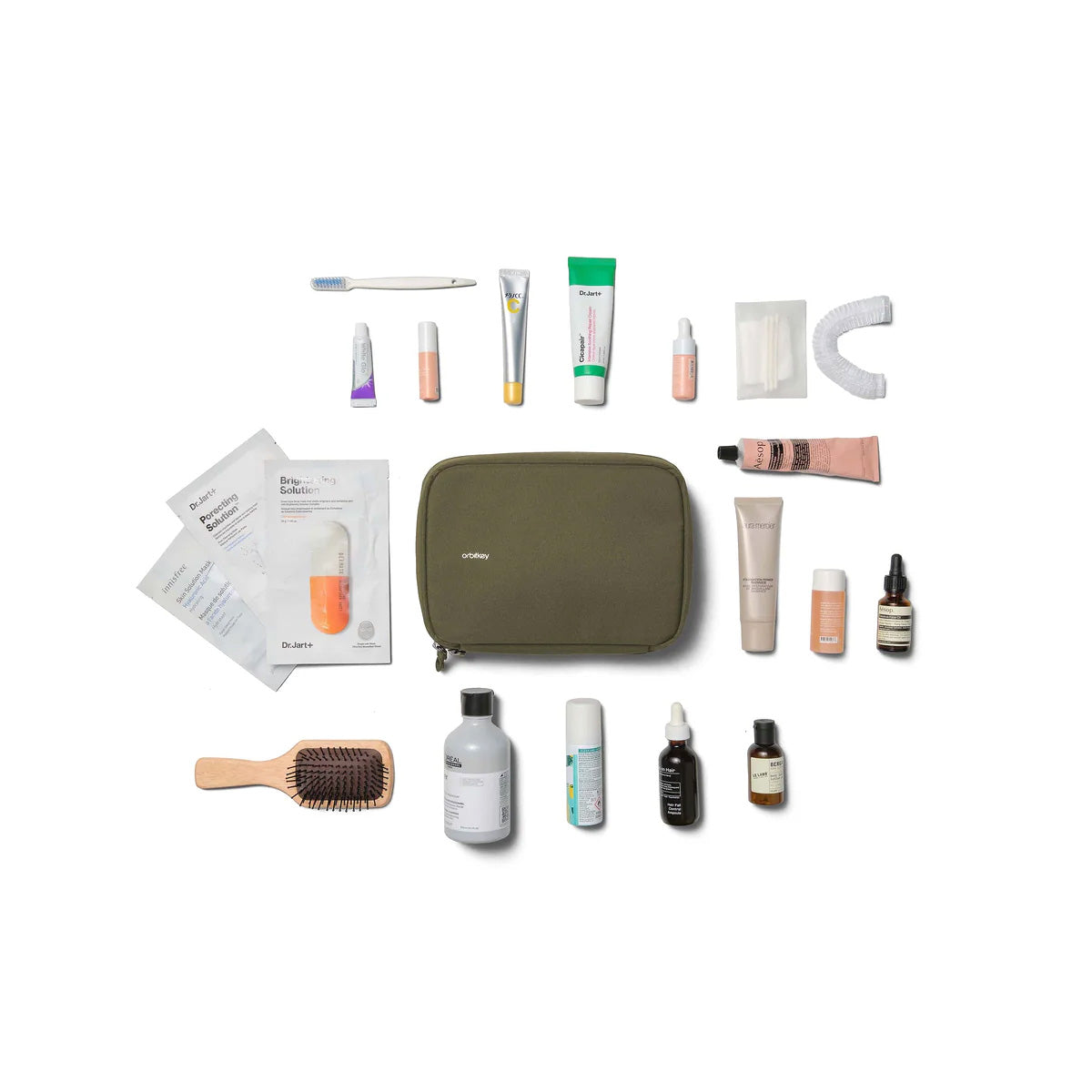 Orbitkey Hanging Toiletry Pouch, Olive