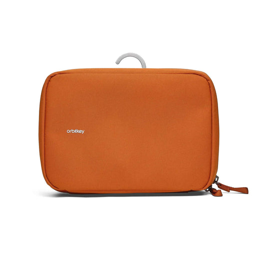 Orbitkey Hanging Toiletry Pouch, Terracotta