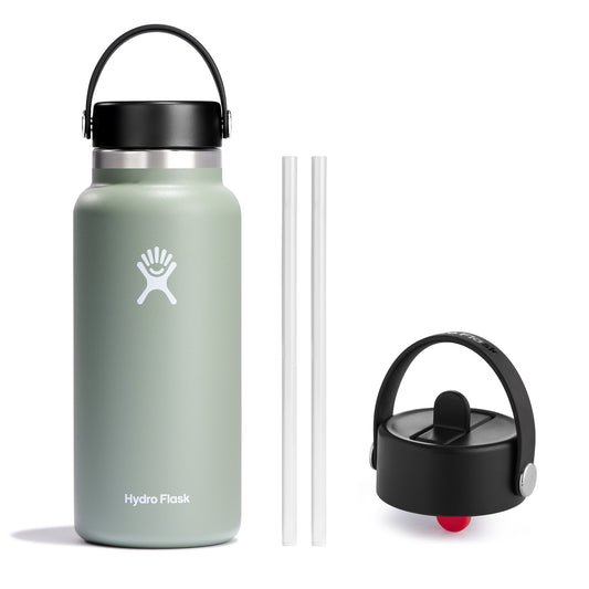 Hydro Flask Wide Mouth Flex Cap + Straw Cap, 946 ml (32oz)