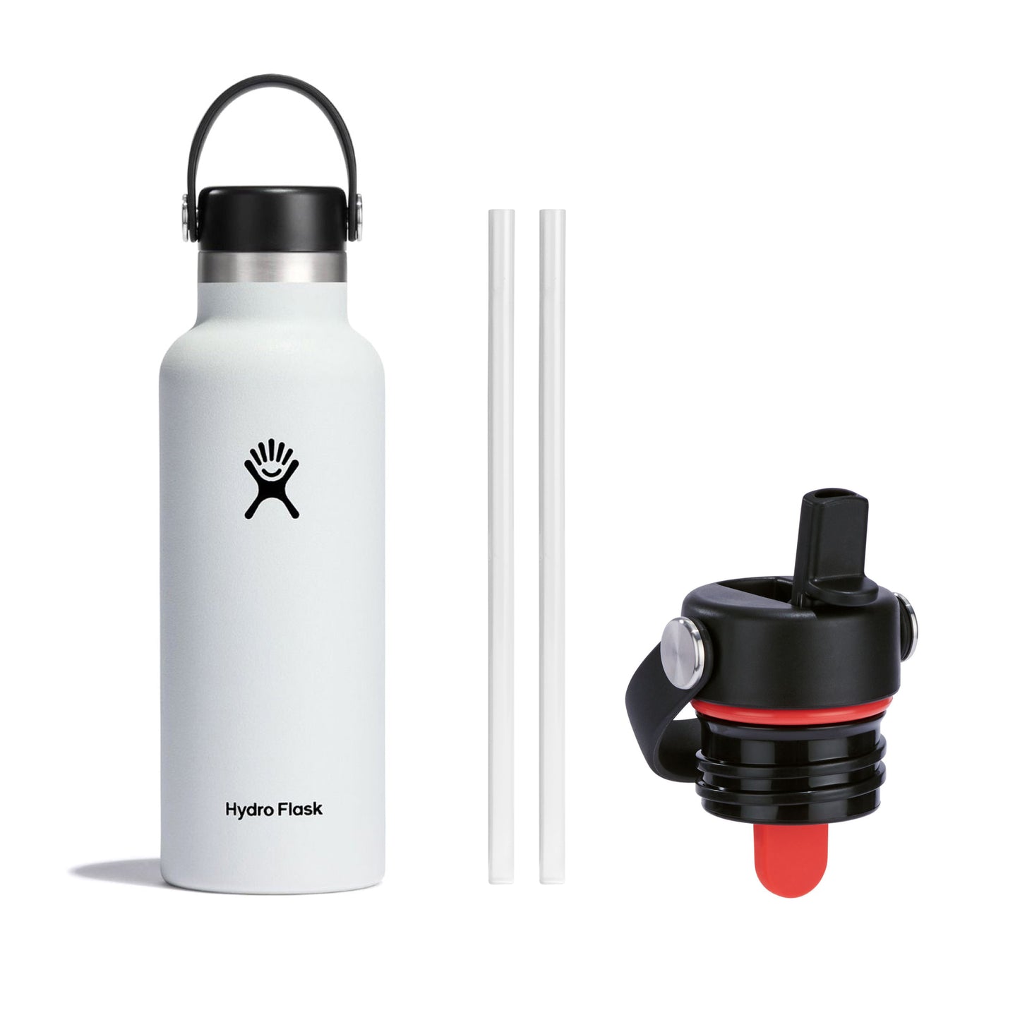 Hydro Flask Standard Mouth Flex Cap + Straw Cap, 532ml (18oz)