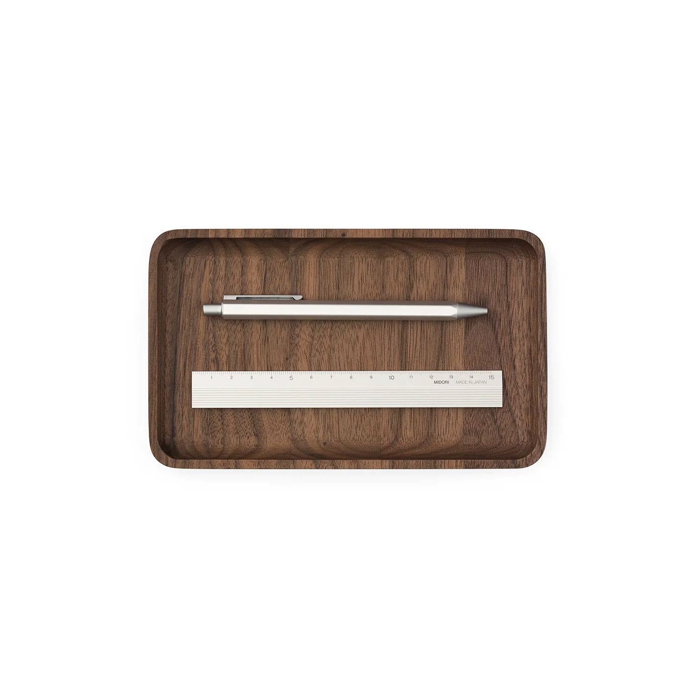 Oakywood Catchall Tray Small, Walnut