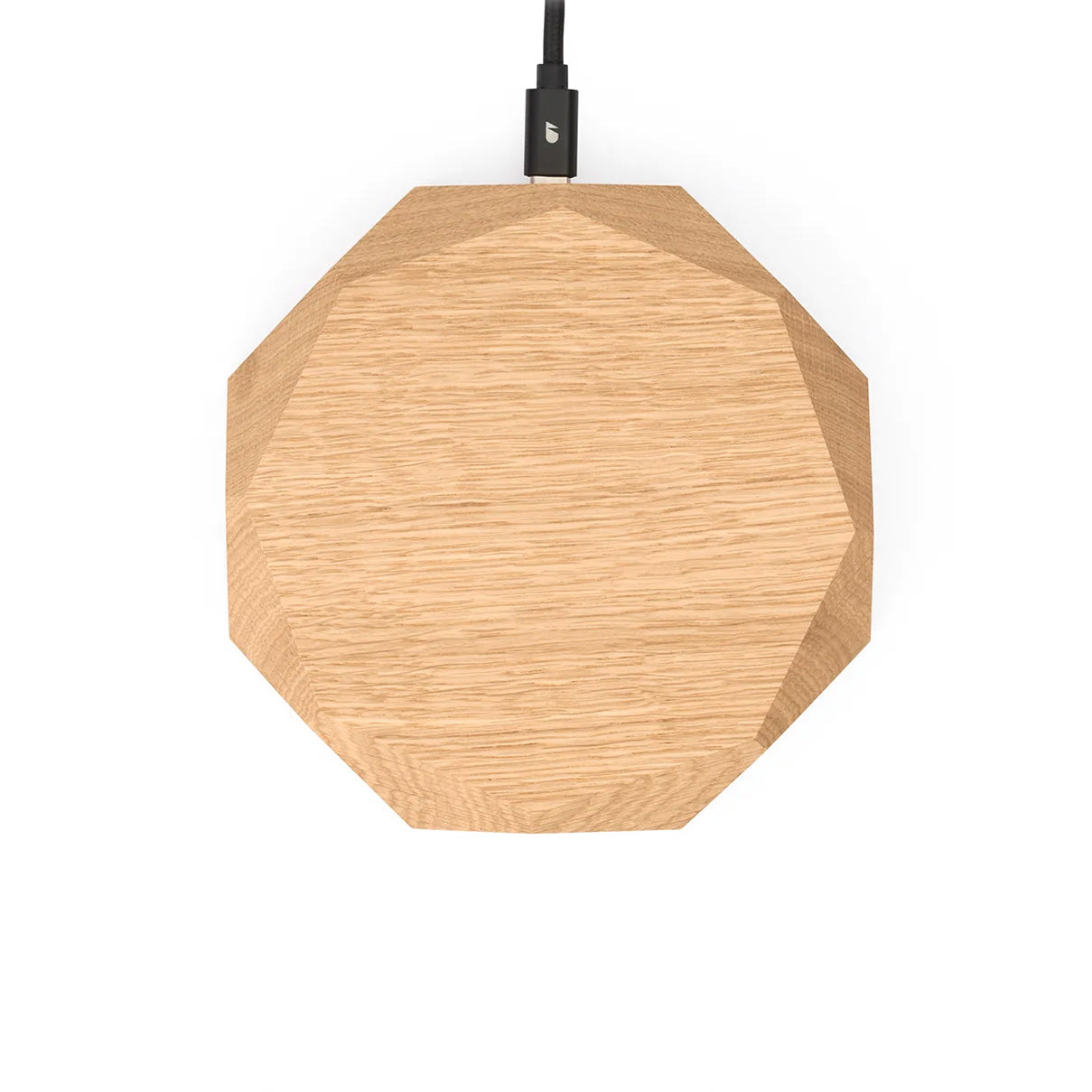 Oakywood Geometric Charging Pad, Oak