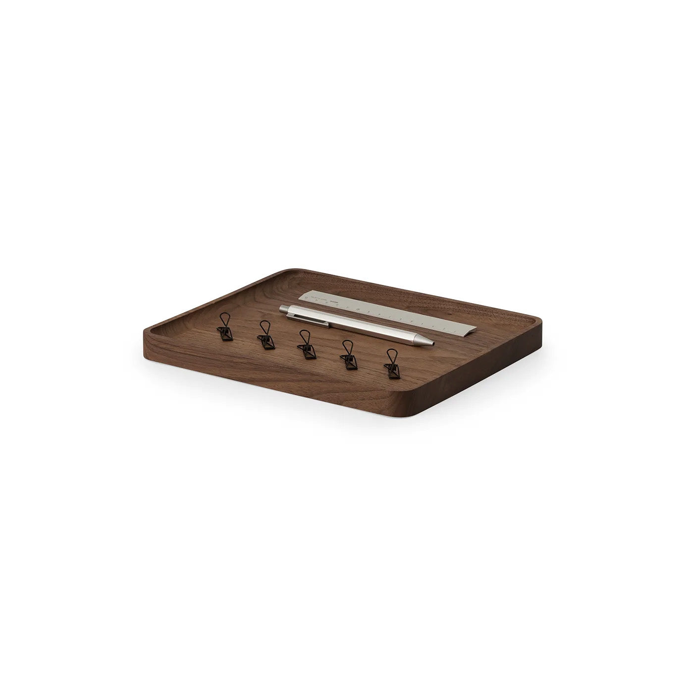 Oakywood Catchall Tray Medium, Walnut