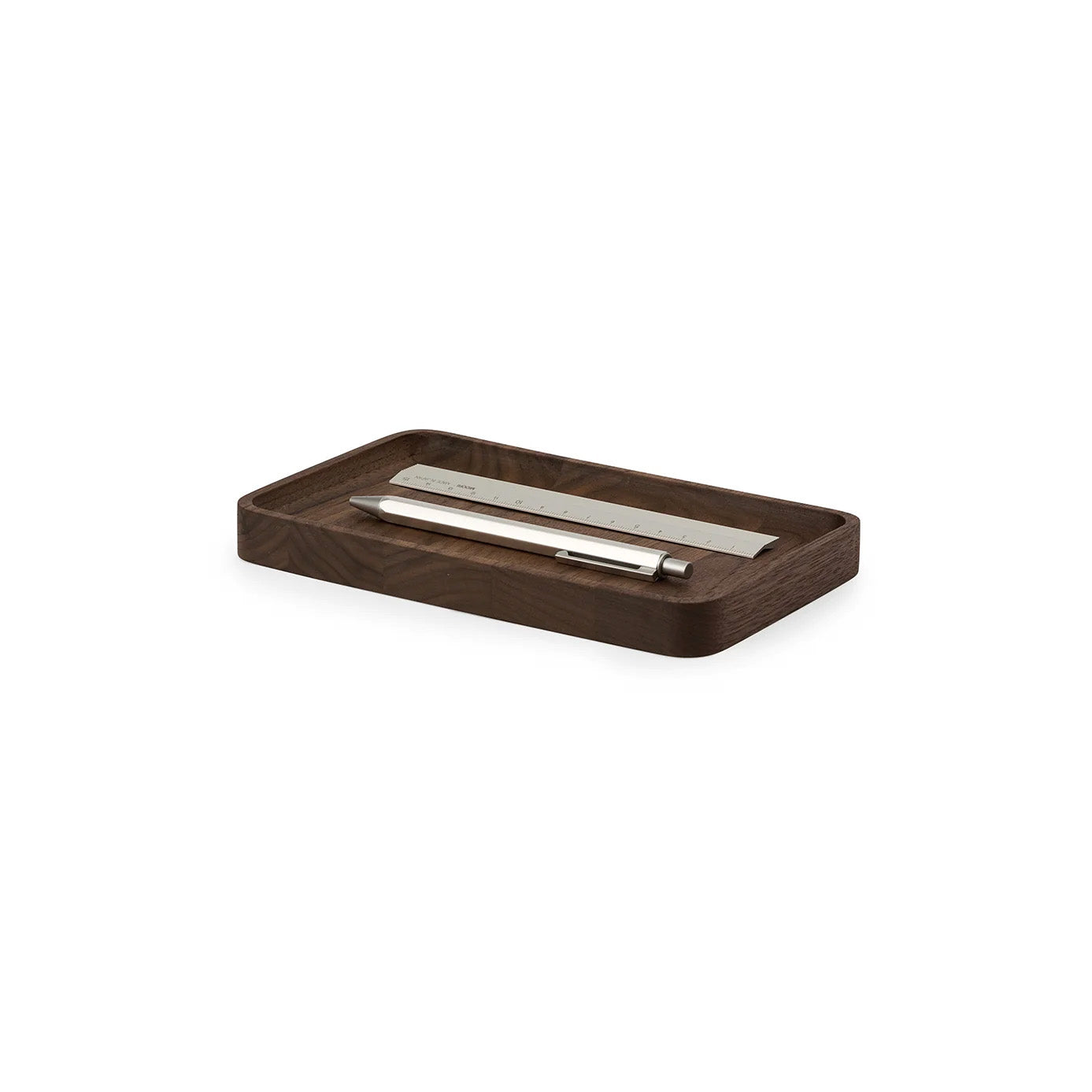 Oakywood Catchall Tray Small, Walnut