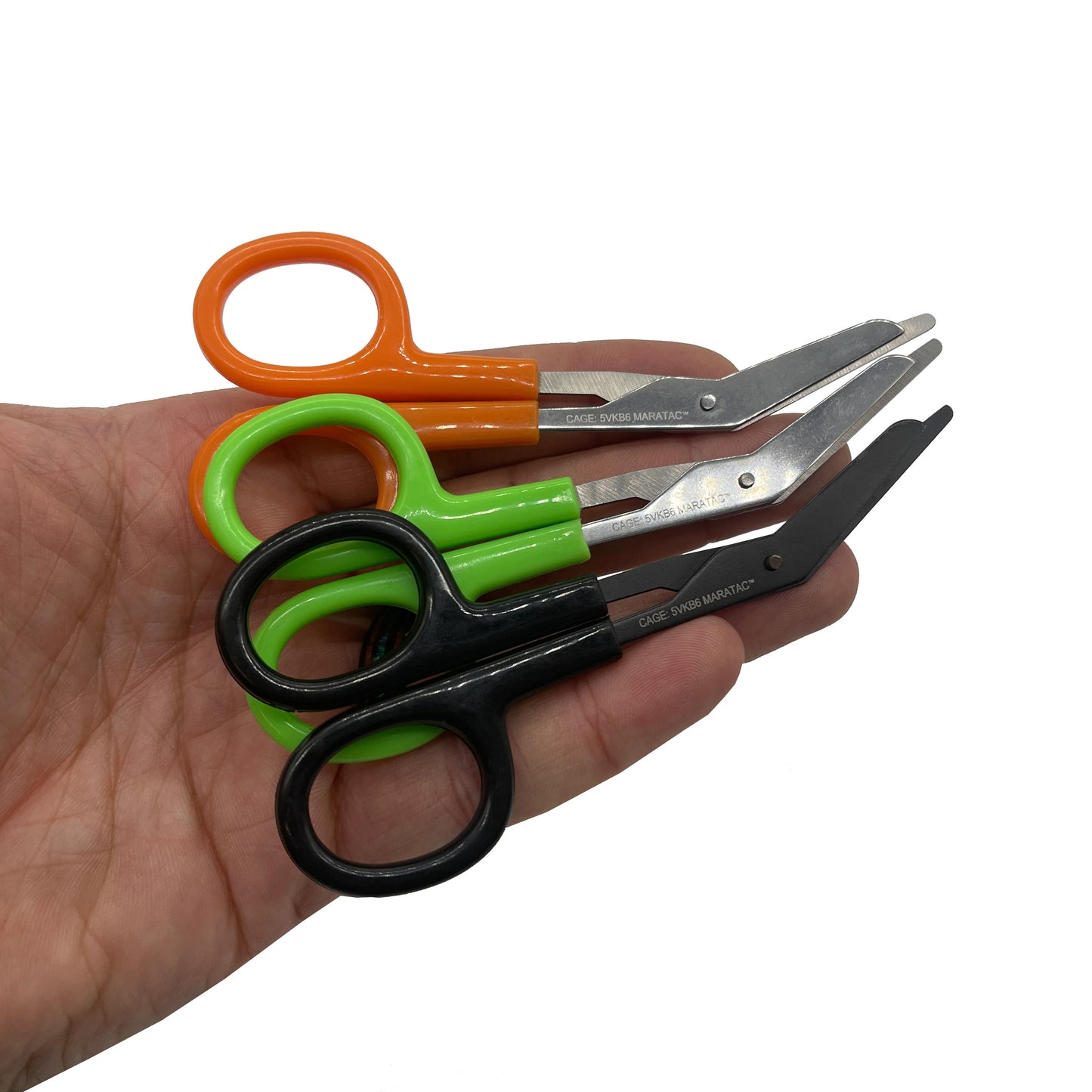 CountyComm Mini Utility Scissors By Maratac® Gen 2, Onyx Black / Black Blade