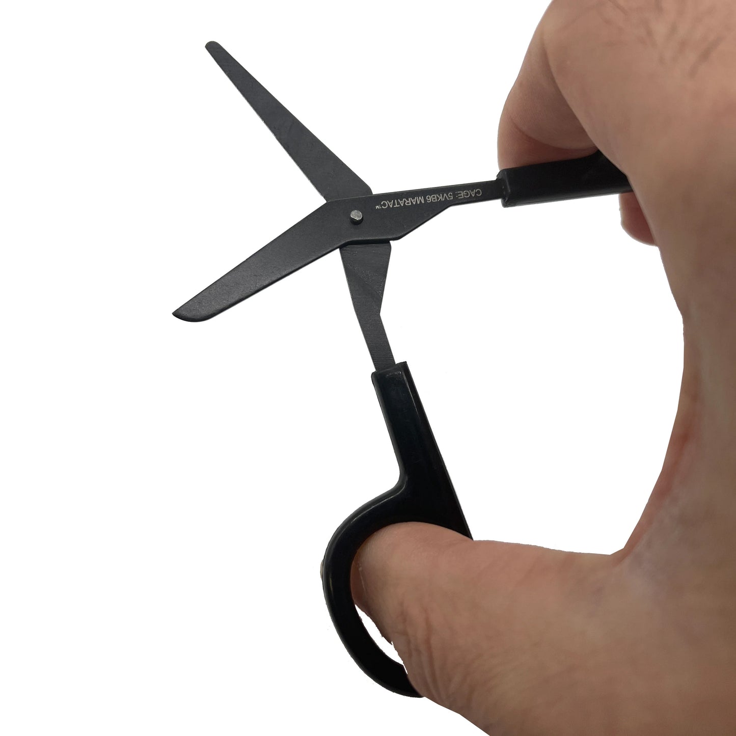 CountyComm Mini Utility Scissors By Maratac® Gen 2, Onyx Black / Black Blade