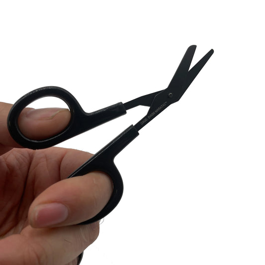 CountyComm Mini Utility Scissors By Maratac® Gen 2, Onyx Black / Black Blade