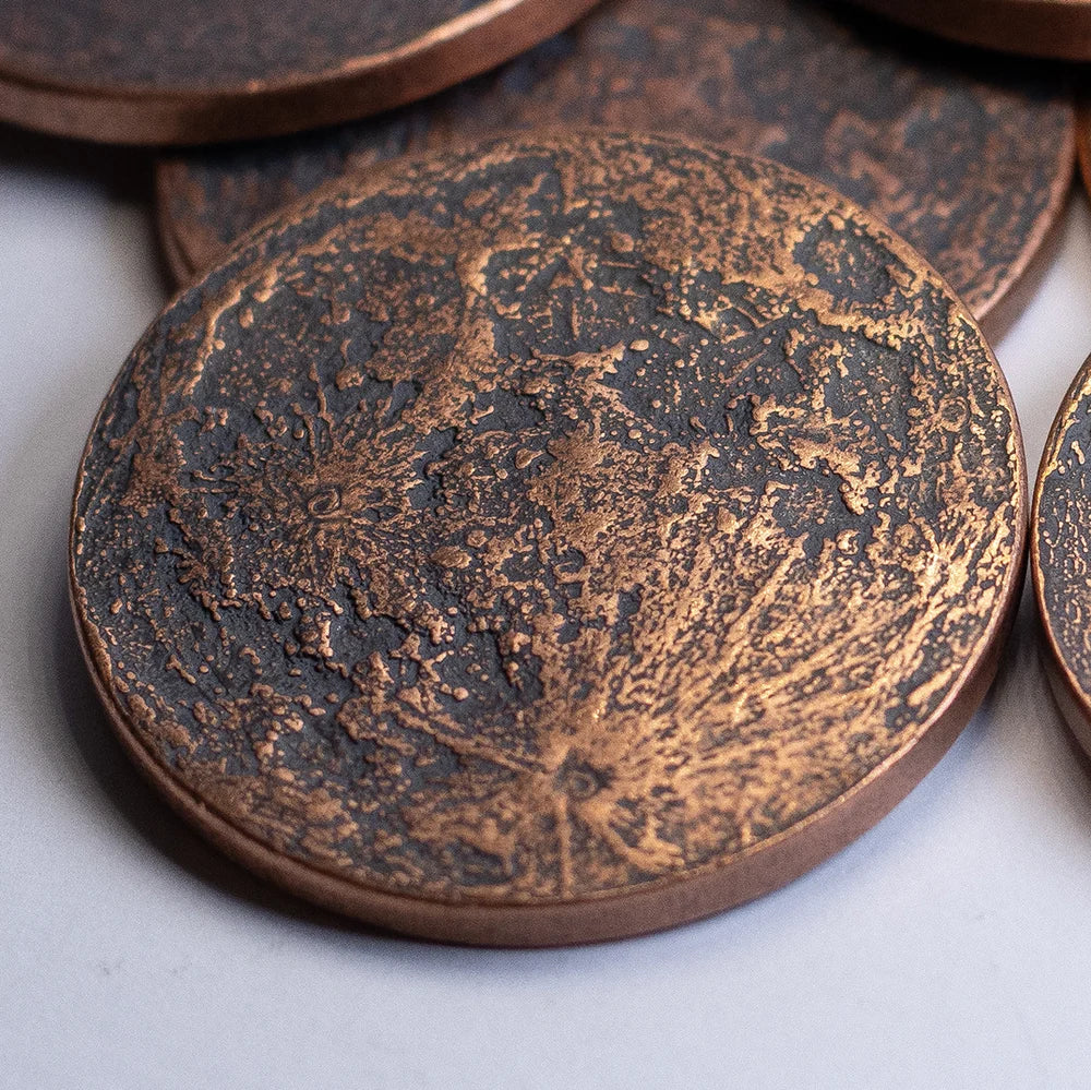 Shire Post Mint Copper Super Blood Moon Coin, Large 1.5 in