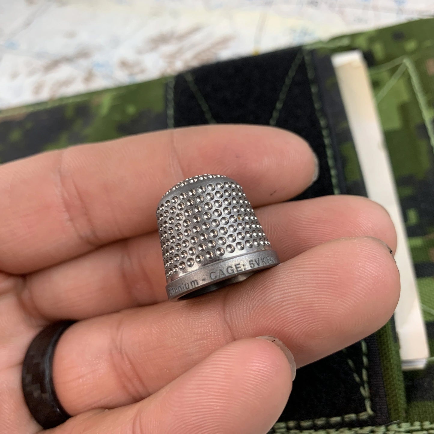 CountyComm Indestructible Titanium Thimble by Maratac®
