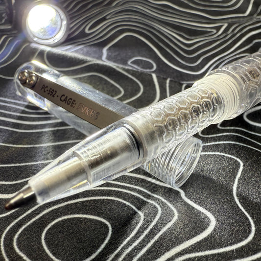 CountyComm Polycarbonate Embassy Pen (Vapor Polish Clear Finish)