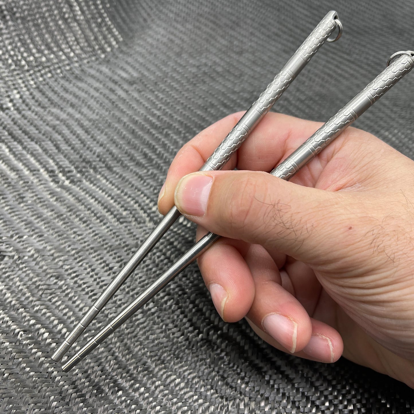 CountyComm Take 2 Titanium Chopstick Set by Maratac®