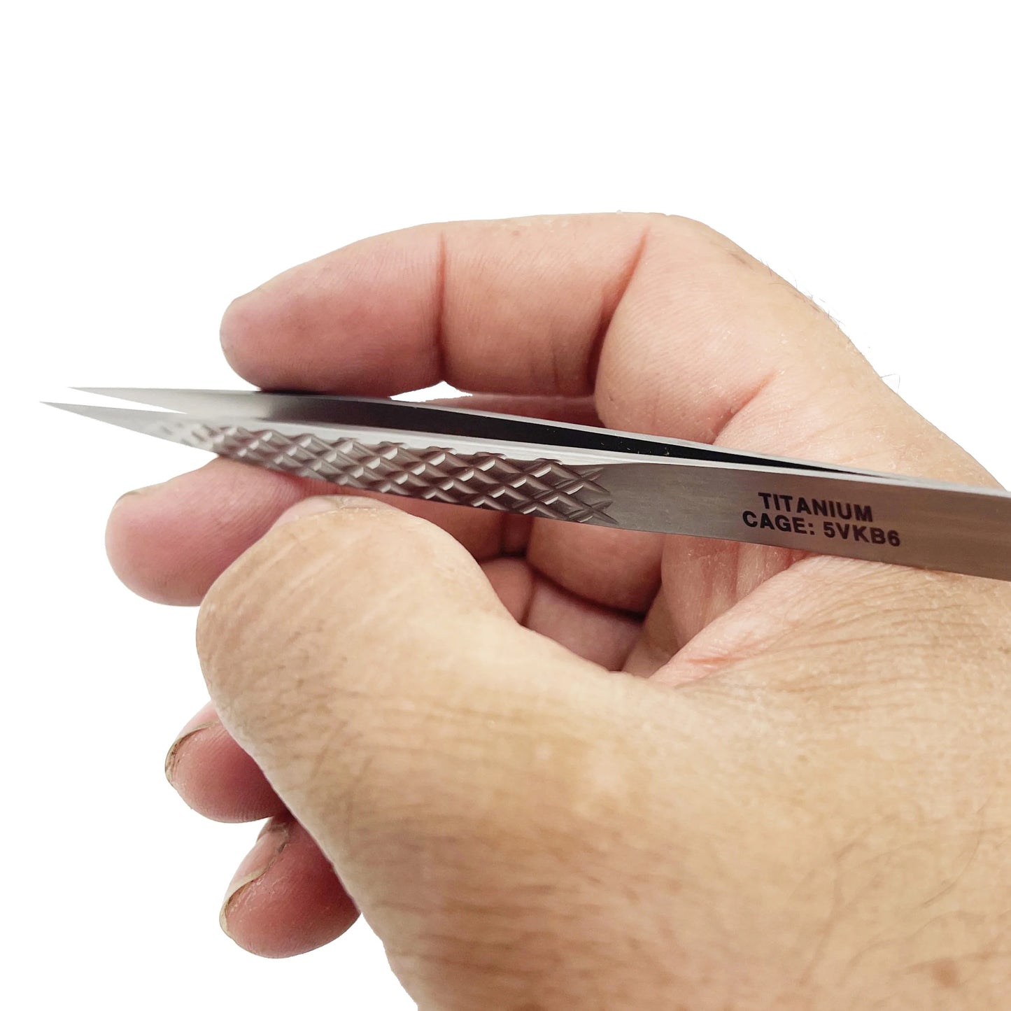 CountyComm Pineapple Straight Titanium Ultra Fine Tweezers by Maratac®