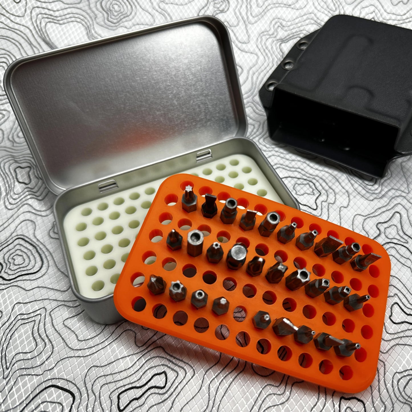 CountyComm Itty Bitty Bit Holder For BIG Tins Gen 2, Glow