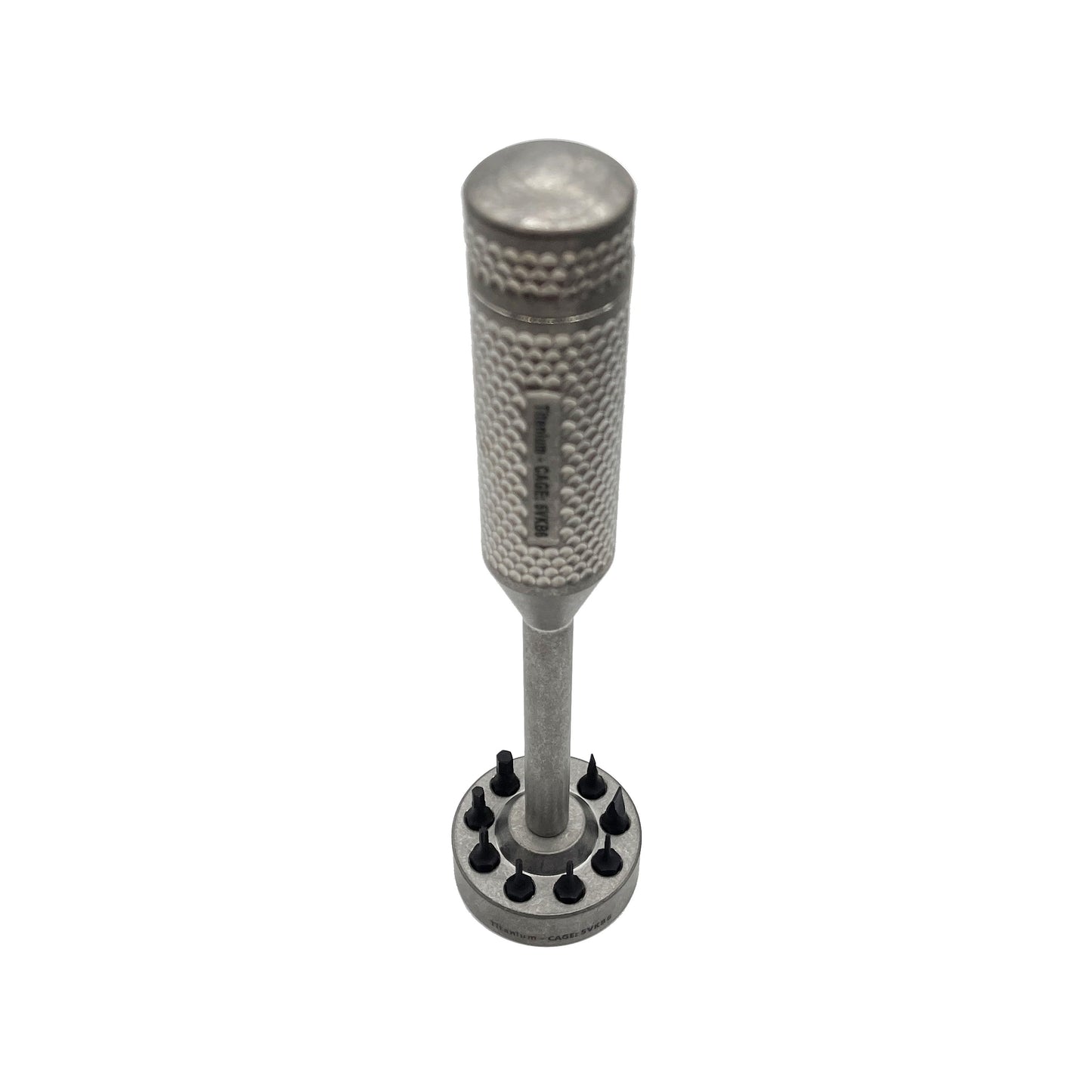 CountyComm Universal Titanium Desk Stand for 1/4" Screwdriver Sets Gen 2