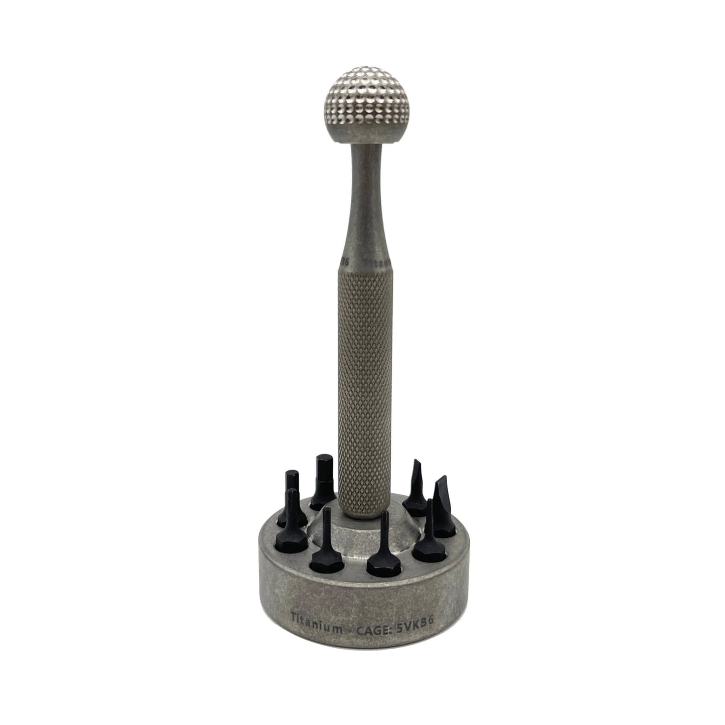CountyComm Universal Titanium Desk Stand for 1/4" Screwdriver Sets Gen 2