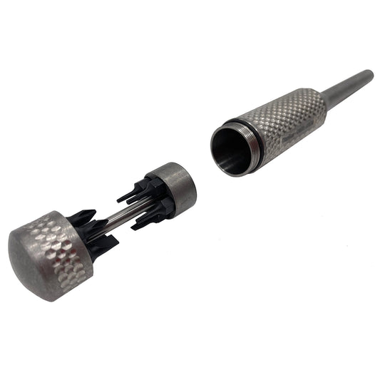 CountyComm Titanium Aviation Multi-Bit Screwdriver - Gen 2