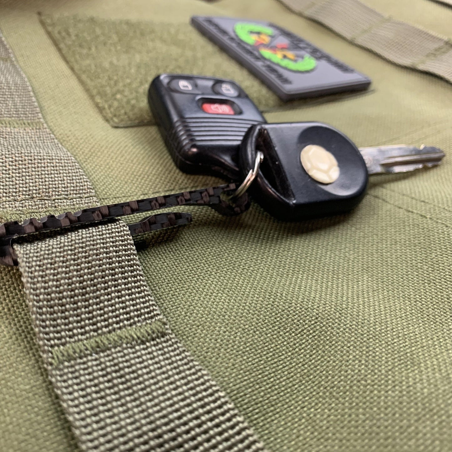 CountyComm Carbon Fiber Key Amigo Clip