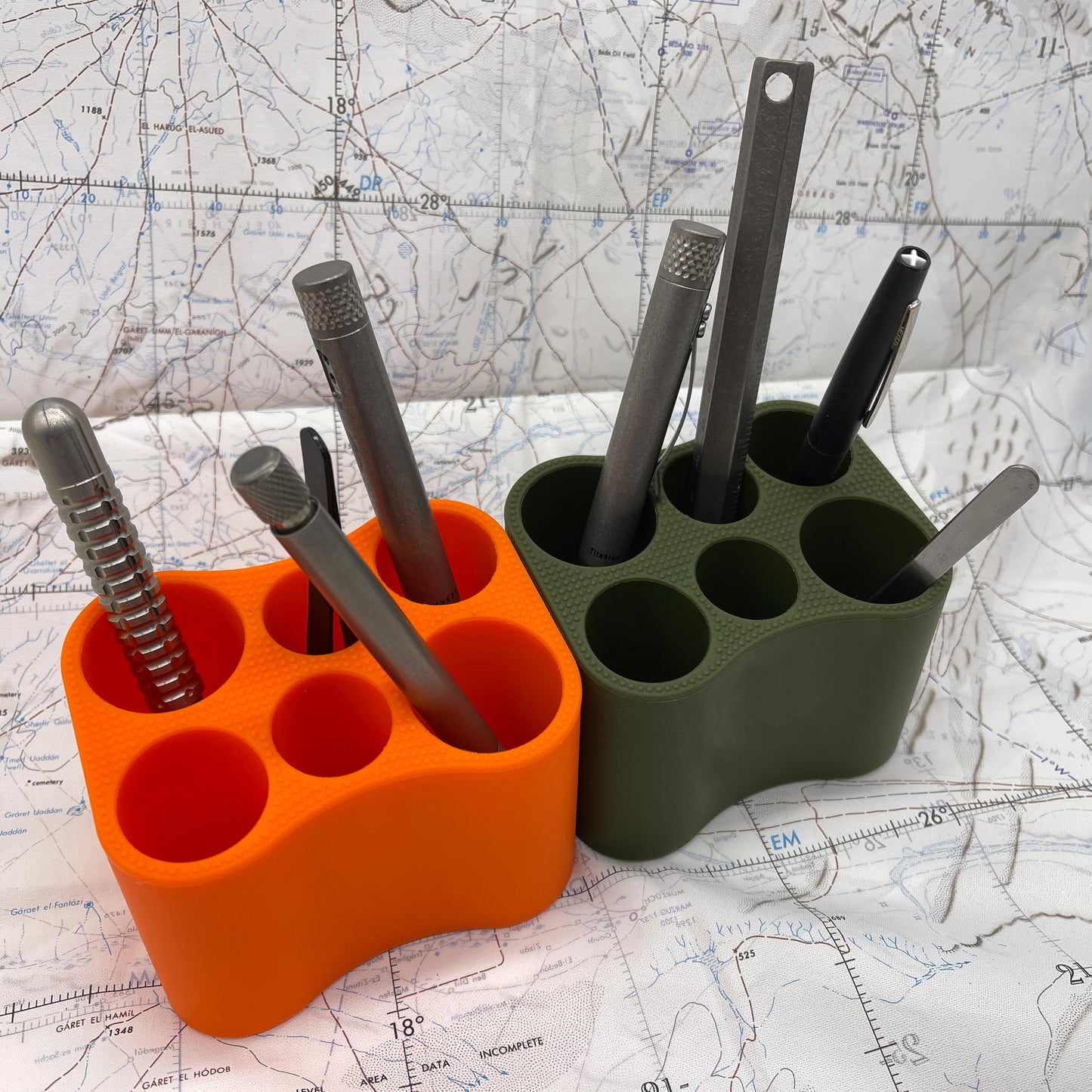 CountyComm Silicone RO Tool Caddy by Maratac®, OD Green