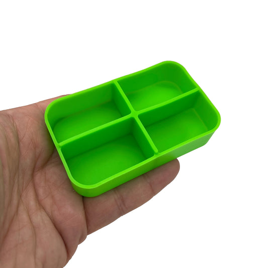 CountyComm Industrial Strength Survival Food Grade Tins Gen 2, Zombie Green Silicone Divider (Only)