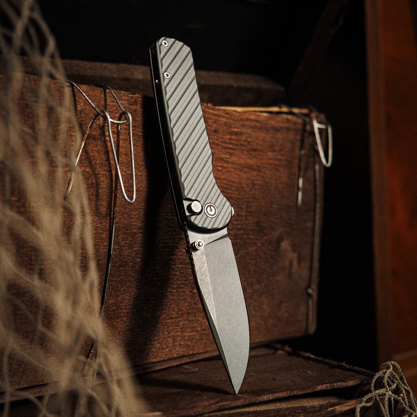 Civivi Iron Tide, Gray Aluminum / Gray Stonewashed