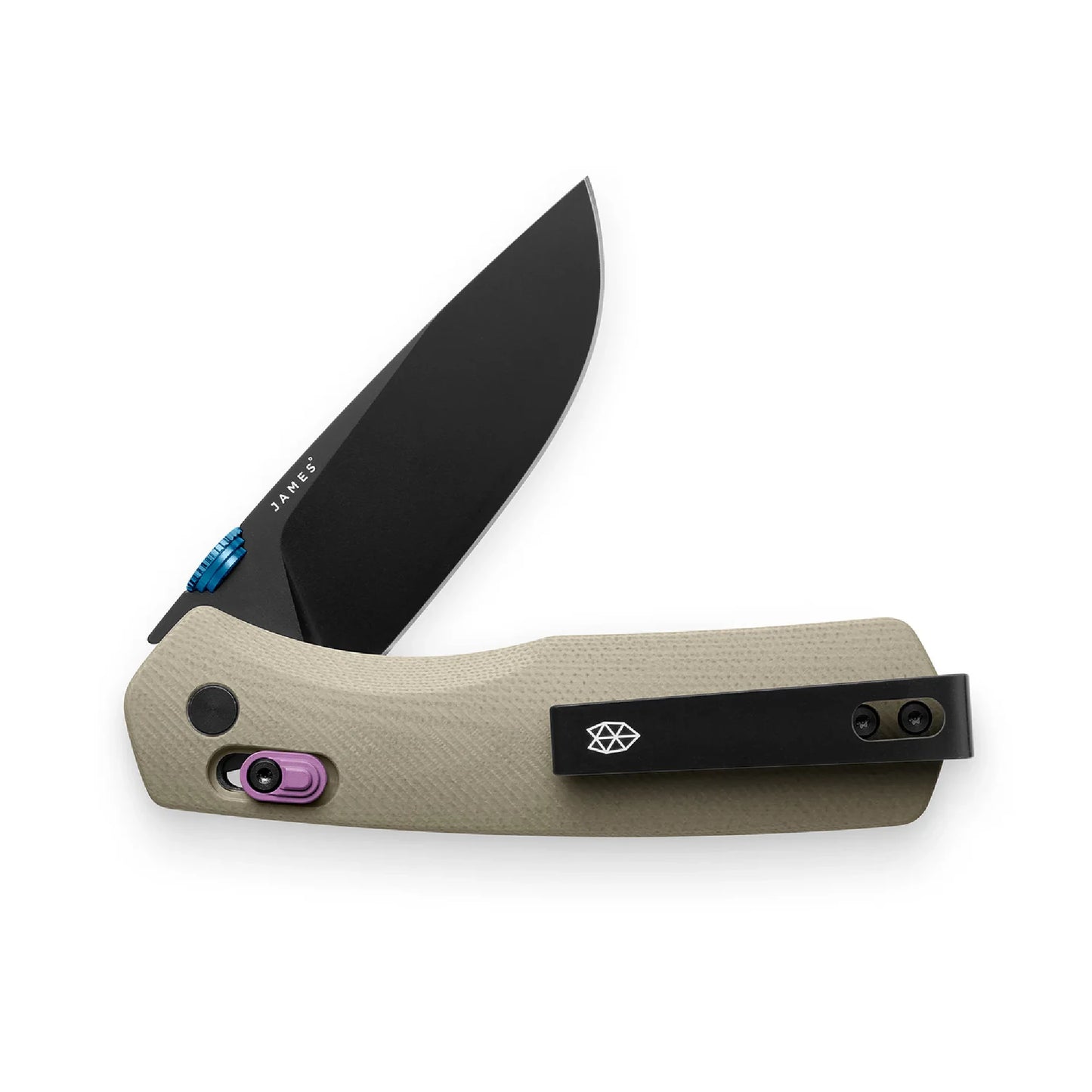 The James Brand The Carter G10 Straight, Coyote Tan/Black