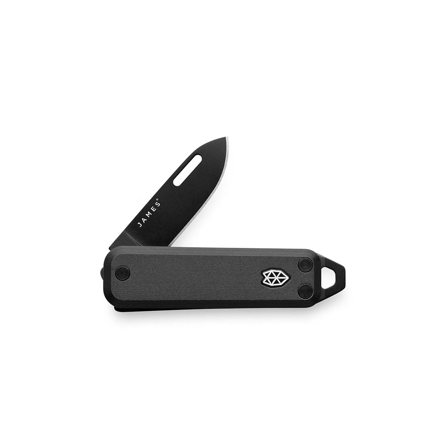 The James Brand The Elko Aluminum Straight, Black/Black