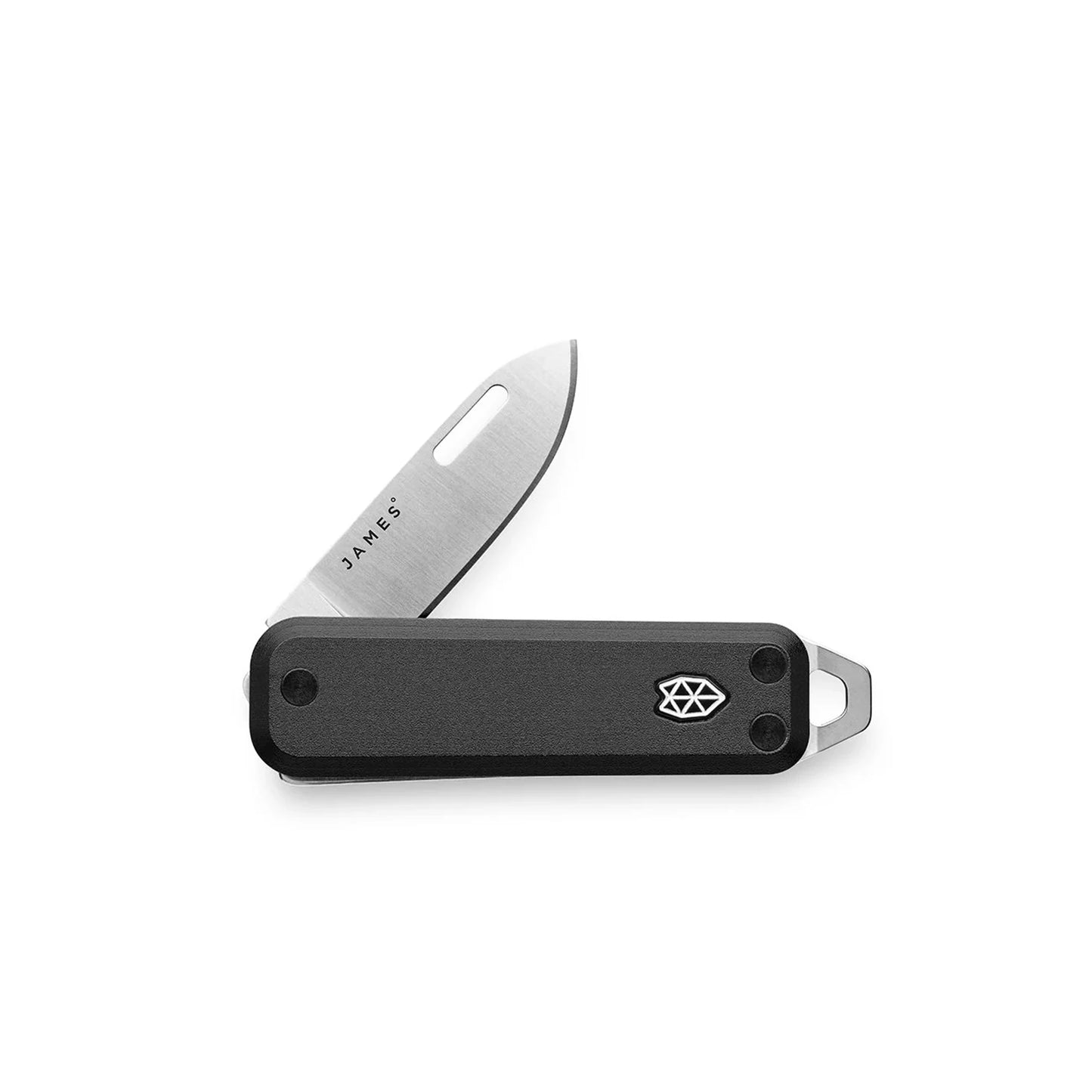 The James Brand The Elko Aluminum Straight, Black/Stainless