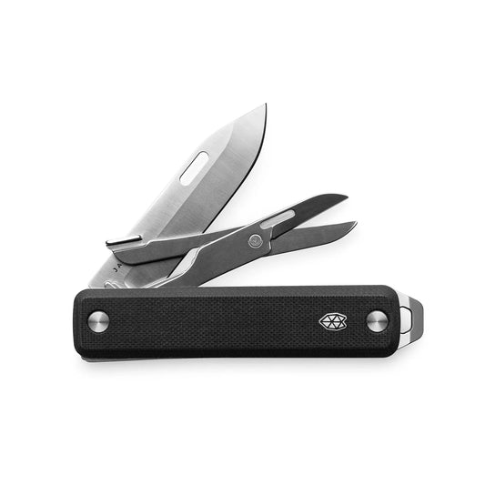 The James Brand The Ellis G10 Straight, Black/Stainless