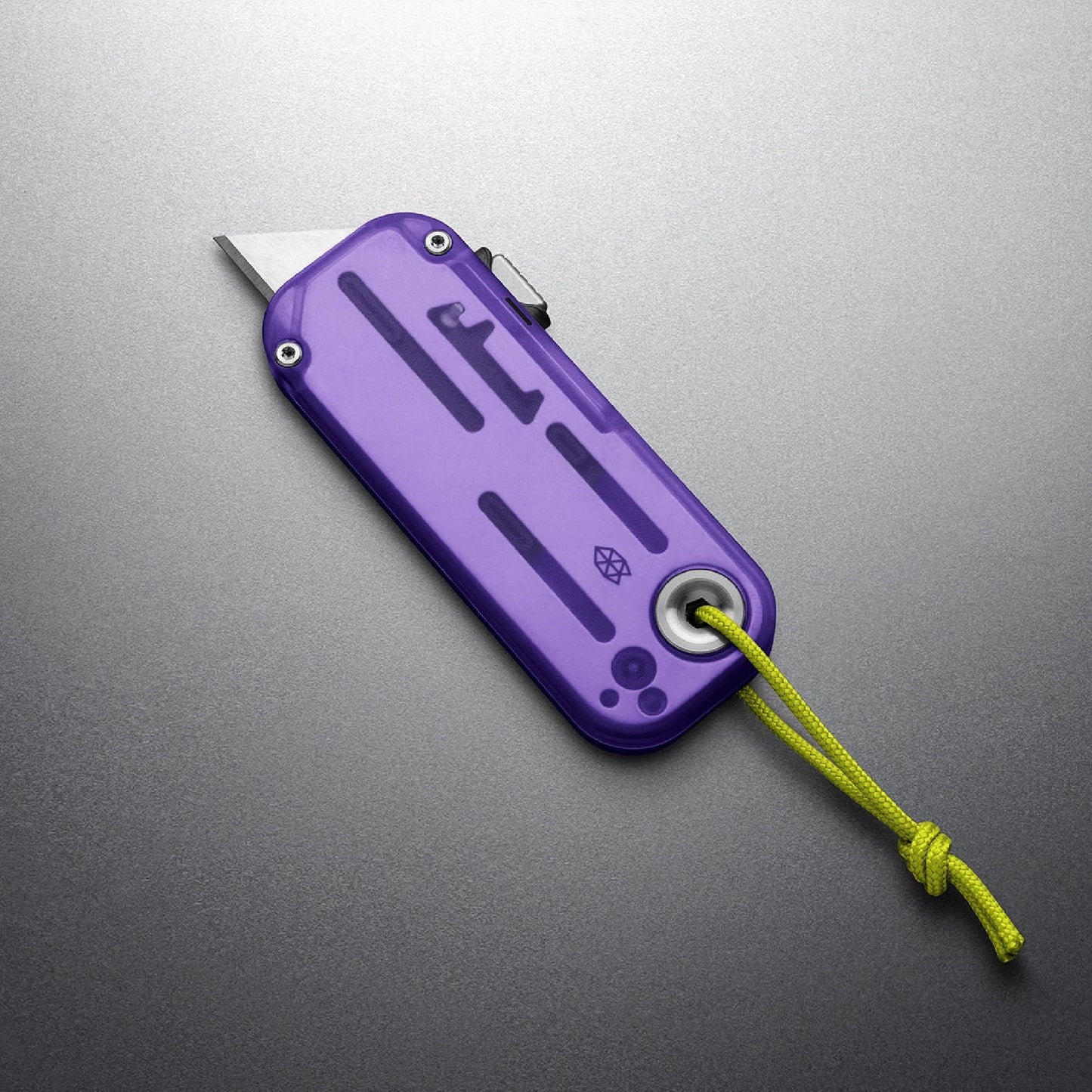 The James Brand The Palmer, Clear Atomic Purple/Electric Green