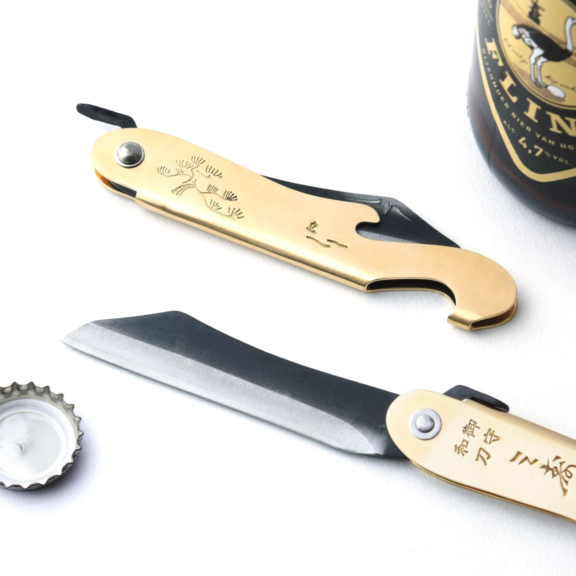 Mujun Mt. Fuji Folding Knife & Bottle Opener