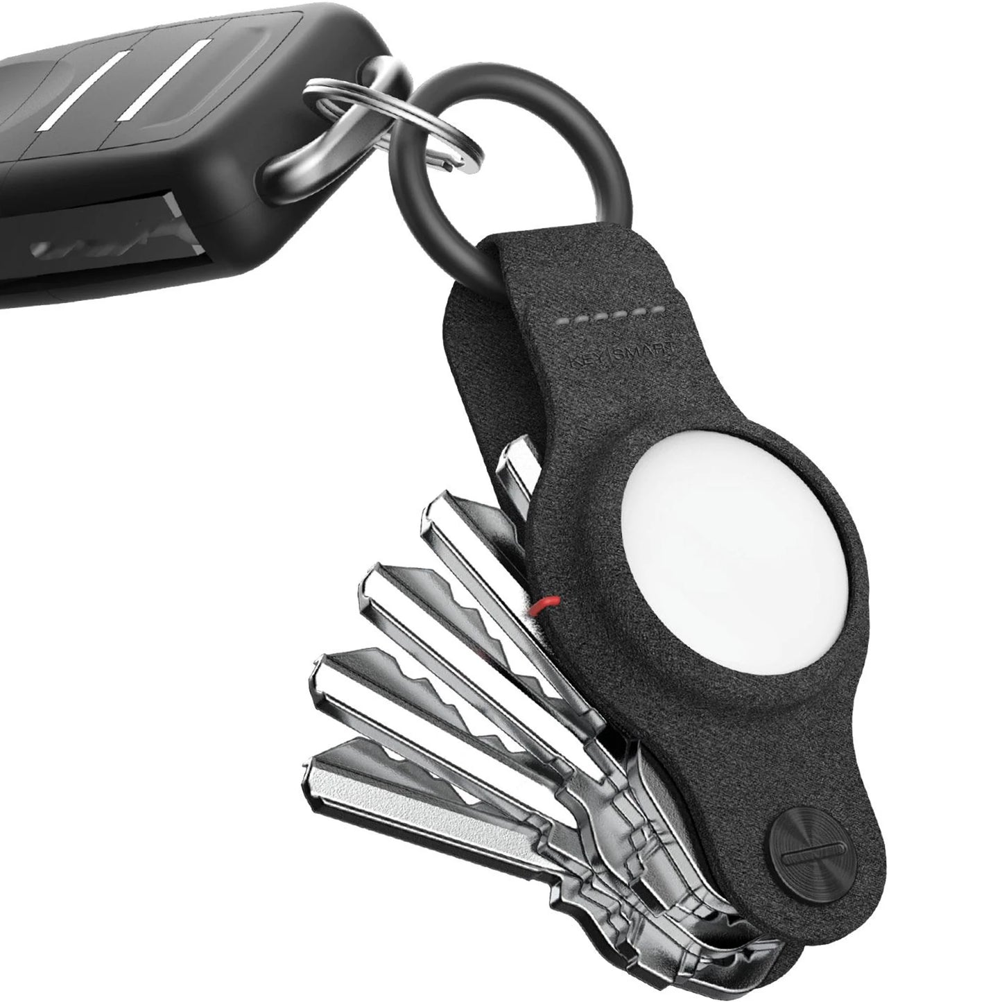 KeySmart® Air Vegan Leather, Black