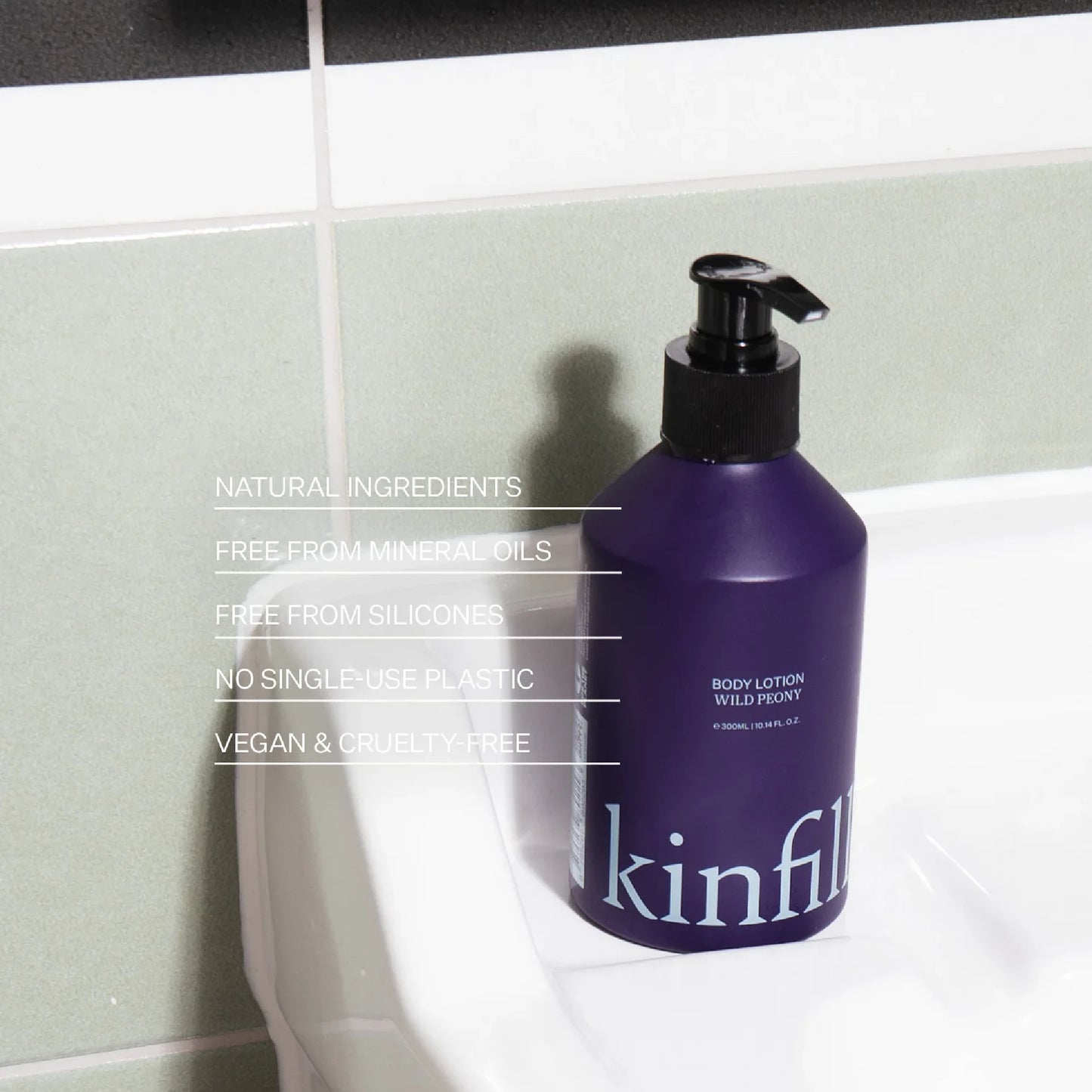 Kinfill Body Lotion, Wild Peony